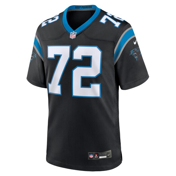 Taylor Moton Carolina Panthers Nike Team Game Jersey - Black - Image 2