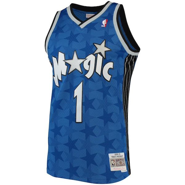 Tracy McGrady Orlando Magic Hardwood Classics Swingman Jersey - Blue - Image 2