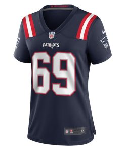 Alternative view of Cole Strange New England Patriots Nike Women's Game Player Jersey - Navy