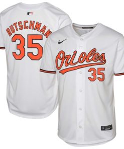 Adley Rutschman Baltimore Orioles Youth Limited Player Jersey - White/Black