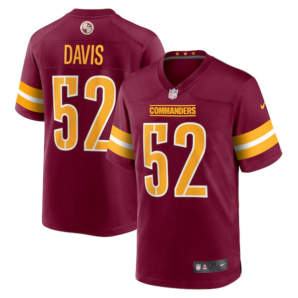 Jamin Davis Washington Commanders Nike Game Jersey - Burgundy/White - Image 2