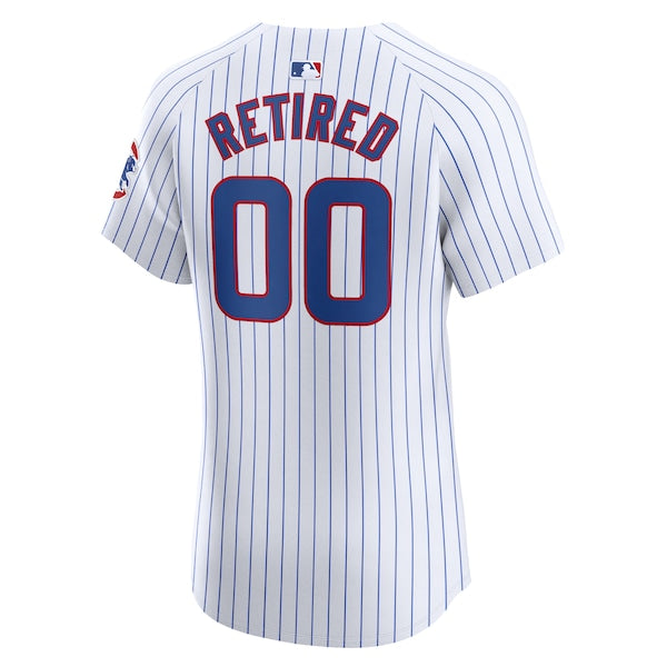 Chicago Cubs Nike Home Elite Pick-A-Player Retired Roster Jersey - White - Image 2