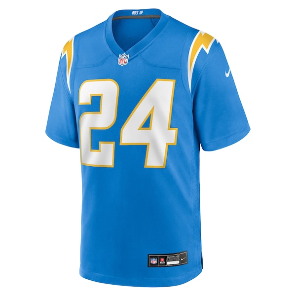 Benjamin St-Juste Los Angeles Chargers Nike Team Game Jersey - Powder Blue - Image 3