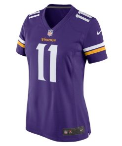 Alternative view of David Blough Minnesota Vikings Nike Women's Home Game Player Jersey - Purple