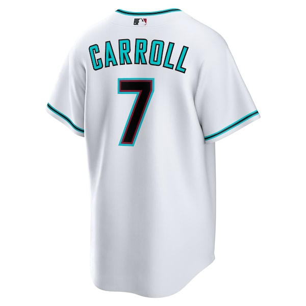 Corbin Carroll Arizona Diamondbacks Nike Youth Home Replica Player Jersey - White - Image 3