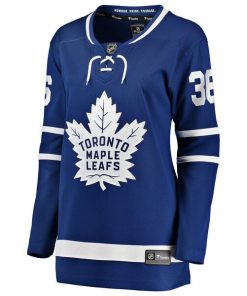 Alternative view of Dakota Mermis Toronto Maple Leafs  Women's Home Breakaway Jersey - Blue