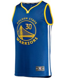 Alternative view of Stephen Curry Golden State Warriors  Youth Fast Break Replica Jersey - Icon Edition - Royal