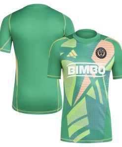 Philadelphia Union adidas 2024 Goalkeeper Jersey - Green
