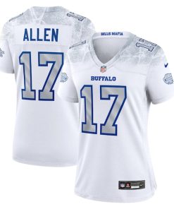 Josh Allen Buffalo Bills Nike Women's 2025 Rivalries Collection Game Jersey - White