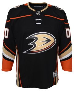 Alternative view of Anaheim Ducks Youth Home Premier Custom Jersey - Black