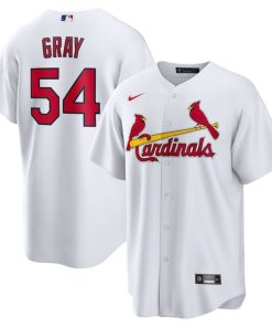 Alternative view of Sonny Gray St. Louis Cardinals Nike Home Replica Jersey - White/Light Blue/Red