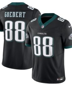 Dallas Goedert Philadelphia Eagles Nike Alternate Vapor F.U.S.E. Limited Jersey - Black/Green/Kelly Green