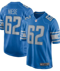 Michael Niese Detroit Lions Nike Team Game Jersey -  Blue