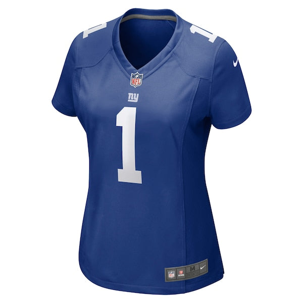 Number 1 Mom New York Giants Nike Women's Game Jersey - Royal - Image 2