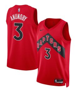 OG Anunoby Toronto Raptors Nike Unisex Swingman Jersey - Association Edition - Red