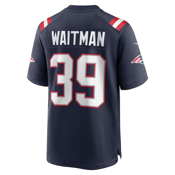 Corliss Waitman New England Patriots Nike Team Game Jersey - Navy - Image 3