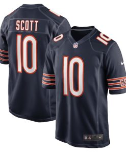 Tyler Scott Chicago Bears Nike  Game Jersey -  Navy