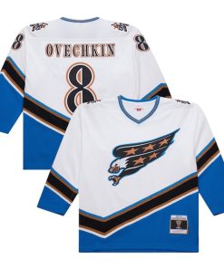 Alternative view of Alexander Ovechkin Washington Capitals 2005-06 Power Play Jersey - White/Black