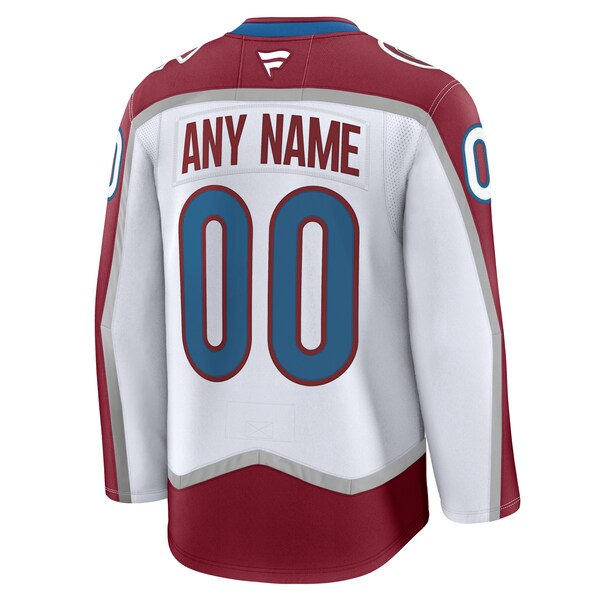 Colorado Avalanche Away Premium Custom Jersey - White/Navy/Burgundy - Image 5