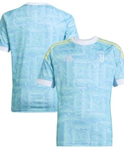 Alternative view of Juventus adidas Youth 2025/26 Away Replica Jersey - Blue