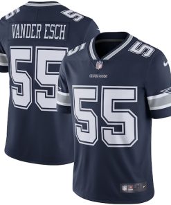 Leighton Vander Esch Dallas Cowboys Nike Vapor Limited Player Jersey - Navy/White