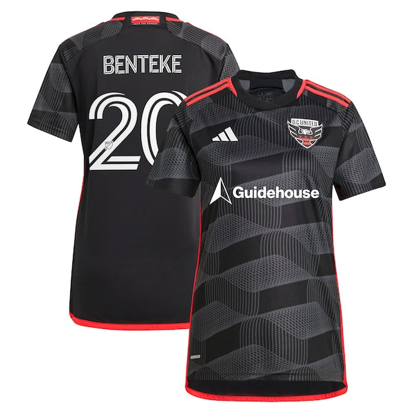 Christian Benteke D.C. United adidas Women's 2024 The Icon Kit Replica Player Jersey?ยจC Black