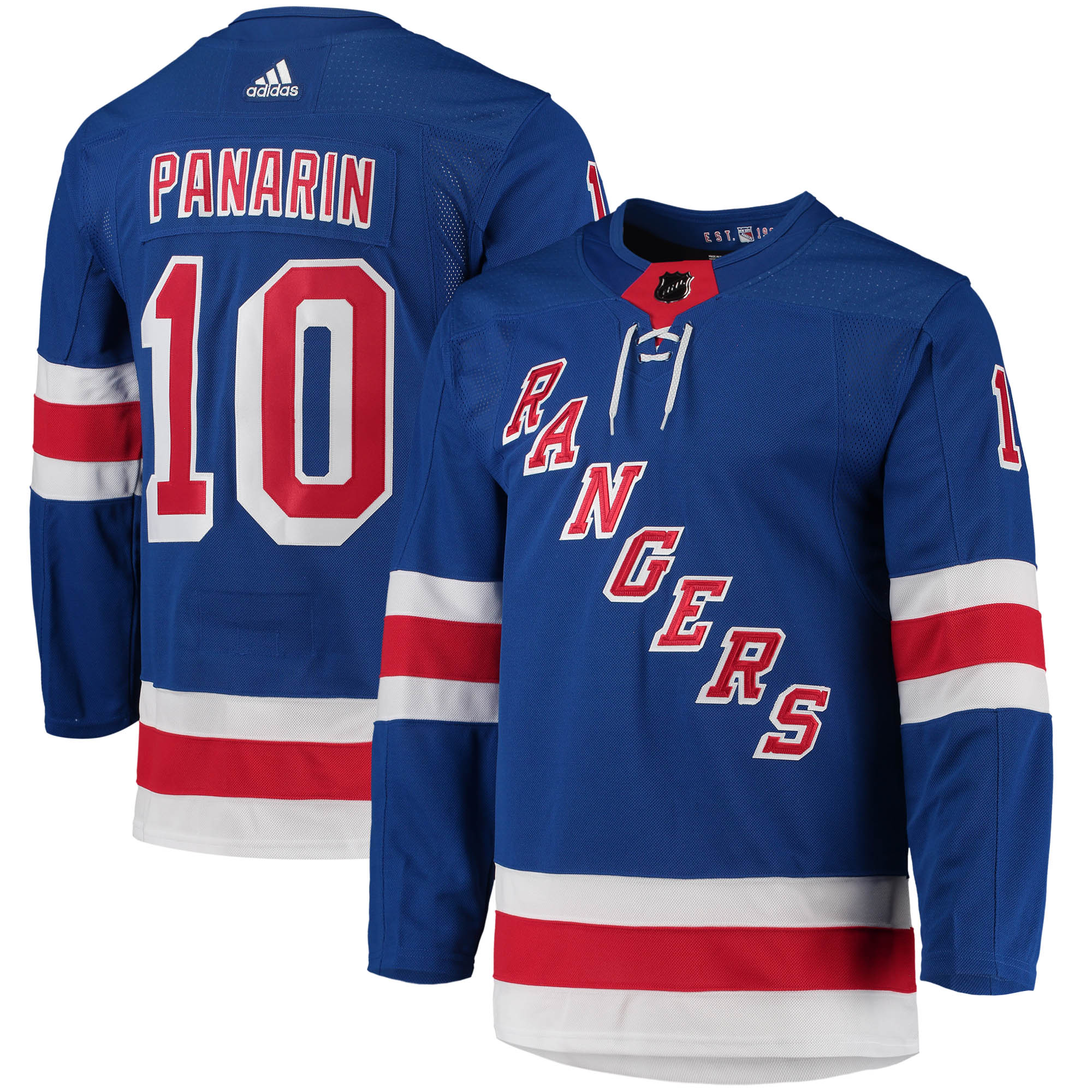 Artemi Panarin New York Rangers adidas Alternate Authentic Primegreen Player Jersey - Navy/Blue/White - Image 5