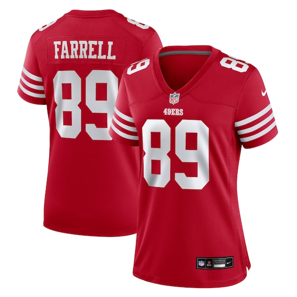 Luke Farrell San Francisco 49ers Nike Women's Team Game Jersey - Scarlet