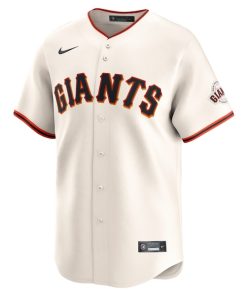 Alternative view of San Francisco Giants Nike Youth Home Limited Jersey - Cream