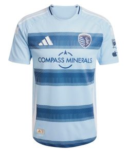 Alternative view of Dejan Joveljic Sporting Kansas City adidas 2025 One KC Authentic Player Jersey - Light Blue