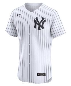 Alternative view of New York Yankees Nike Home Elite Jersey - White