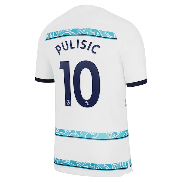 Christian Pulisic Chelsea Nike 2022/23 Away Breathe Stadium Replica Player Jersey - White - Image 3
