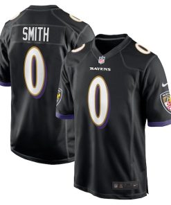 Roquan Smith Baltimore Ravens Nike Team Game Jersey - Black/Purple/White