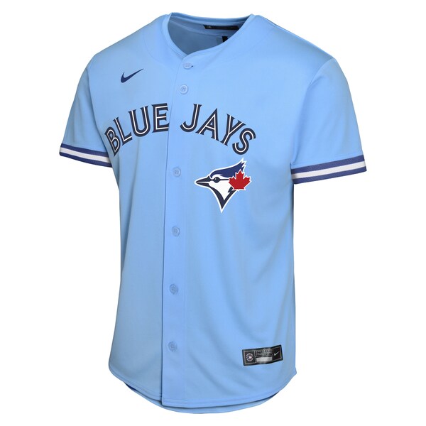 Andr¨¦s Gim¨¦nez Toronto Blue Jays Nike Youth Alternate Game Player Jersey - Powder Blue - Image 2