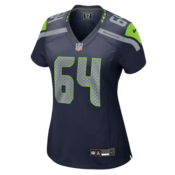 Christian Haynes Seattle Seahawks Nike Women's Team Game Jersey - College Navy - Image 2