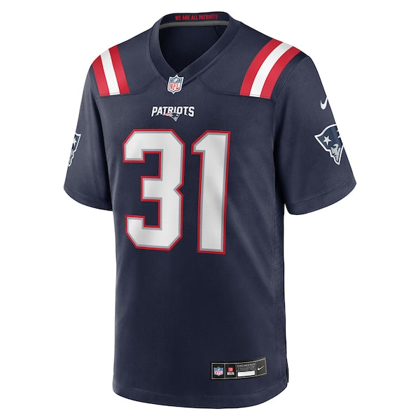 Craig Woodson New England Patriots Nike Team Game Jersey - Navy - Image 2