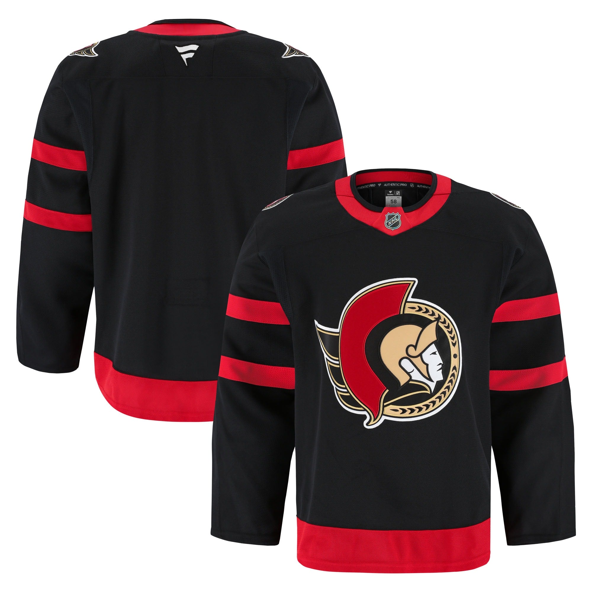 Ottawa Senators Alternate Authentic Pro Jersey - Red/Black - Image 6