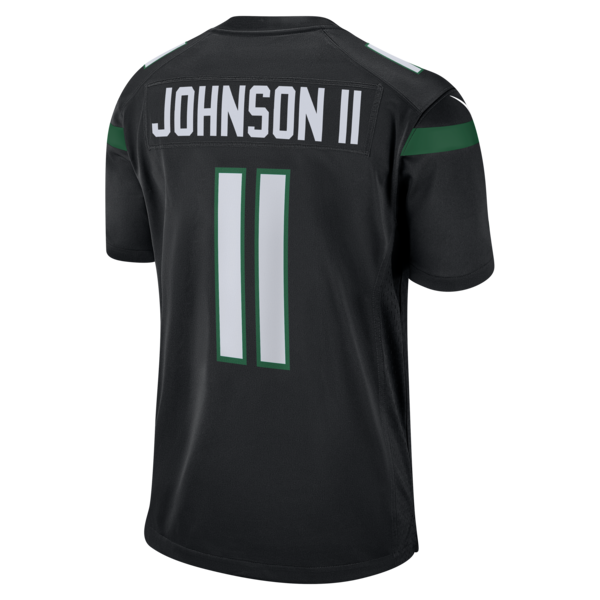 Jermaine Johnson II New York Jets Nike Alternate Game Jersey - Stealth Black - Image 3