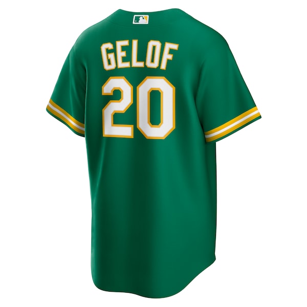 Zack Gelof Oakland Athletics Nike Alternate Replica Jersey - Kelly Green/White - Image 4