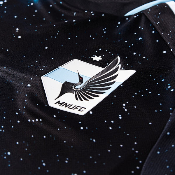 Minnesota United FC adidas 2024 Starry Night Authentic Custom Jersey - Black - Image 6