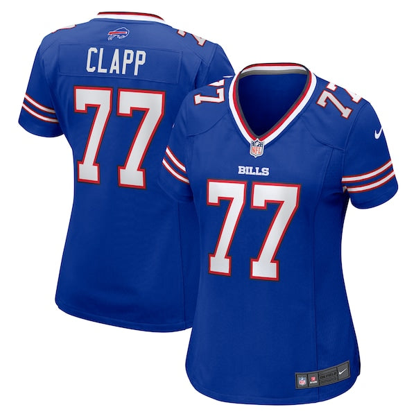 Will Clapp Buffalo Bills Nike Women's Team Game Jersey - Royal