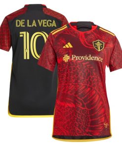 Pedro de la Vega Seattle Sounders FC adidas Women's 2024 The Bruce Lee Kit Replica Player Jersey?¨C Red