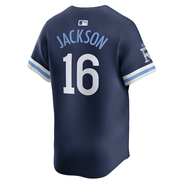 Bo Jackson Kansas City Royals Nike City Connect Retired Player Jersey - Navy - Image 3