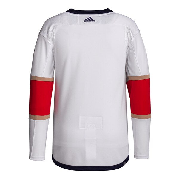 Florida Panthers adidas 2023 Stanley Cup Final Away Primegreen Jersey - White - Image 3