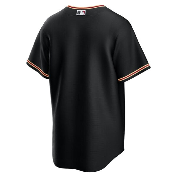 Arizona Diamondbacks Nike Alternate Replica Team Jersey - Black - Image 3