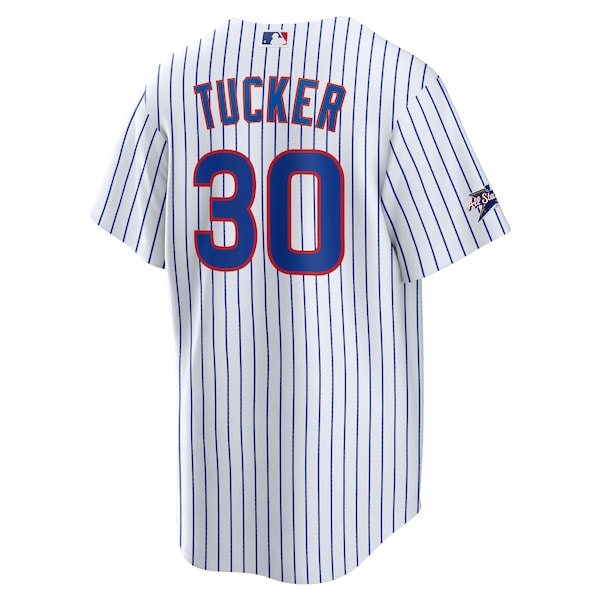 Kyle Tucker Chicago Cubs Nike 2025 MLB All-Star Game Home Replica Player Jersey - White - Image 3