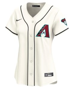 Alternative view of Corbin Carroll Arizona Diamondbacks Nike Women's Home Limited Player Jersey - Cream