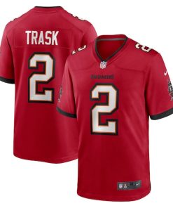 Alternative view of Kyle Trask Tampa Bay Buccaneers Nike Game Player Jersey - Red/Orange