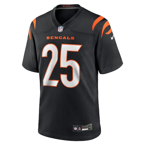 Tahj Brooks Cincinnati Bengals Nike Team Game Jersey - Black - Image 2