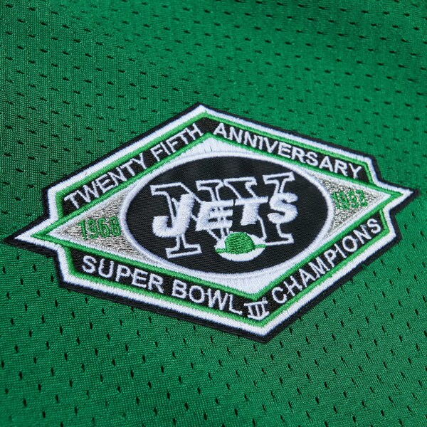 Boomer Esiason New York Jets 1993 Authentic Throwback Retired Player Pocket Jersey - Kelly Green - Image 6
